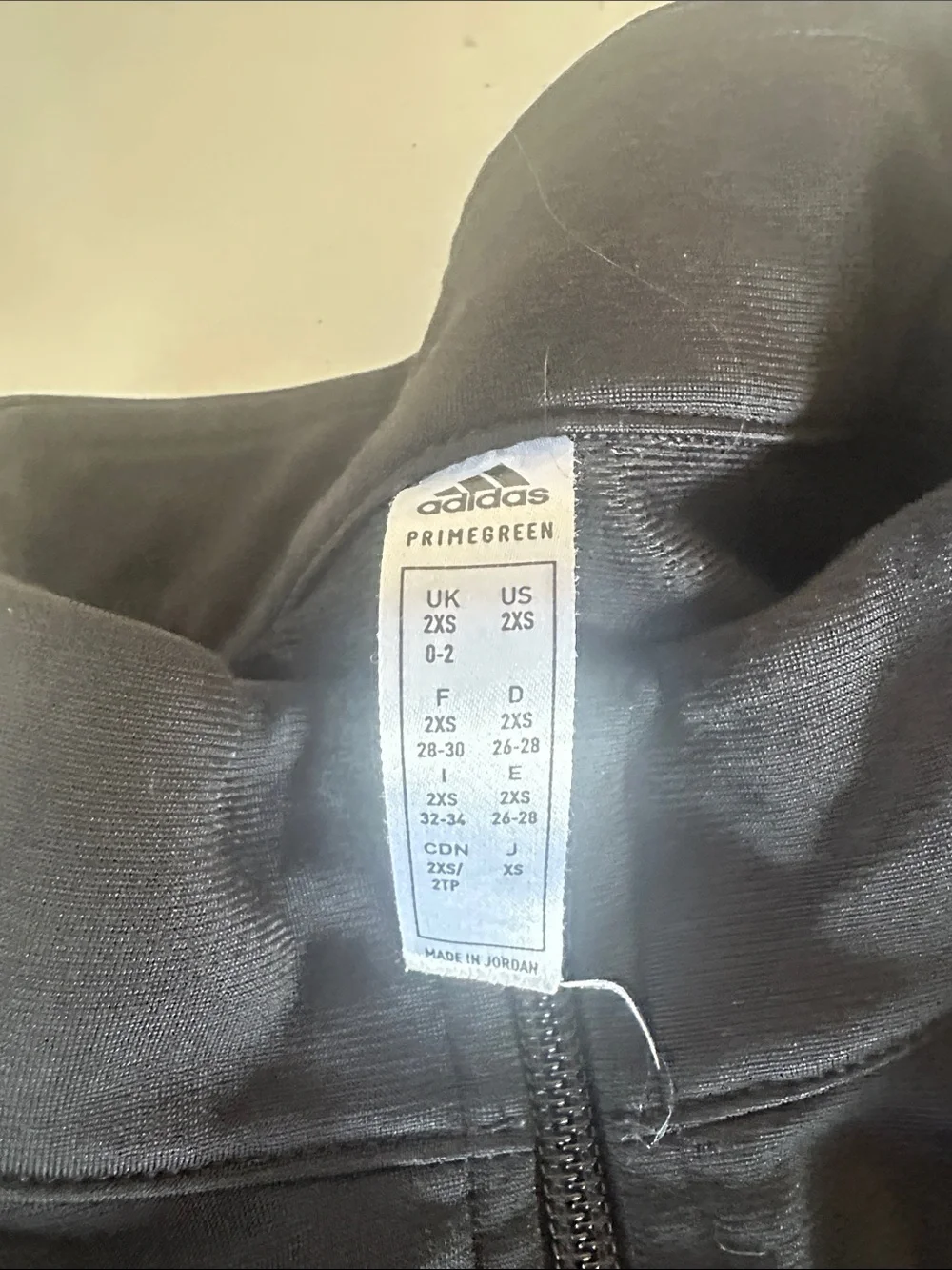 adidas Black Track Jacket with White Stripes and Logo